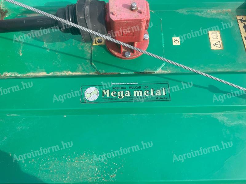 Mega Metal 150 cm mulcsozó