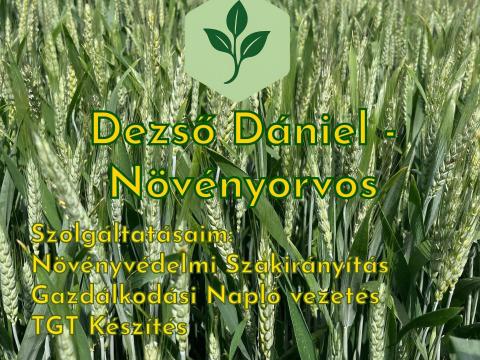 Növényorvos, növényvédelmi szakirányítás, gazdálkodási napló, TGT tápanyaggazdálkodási terv