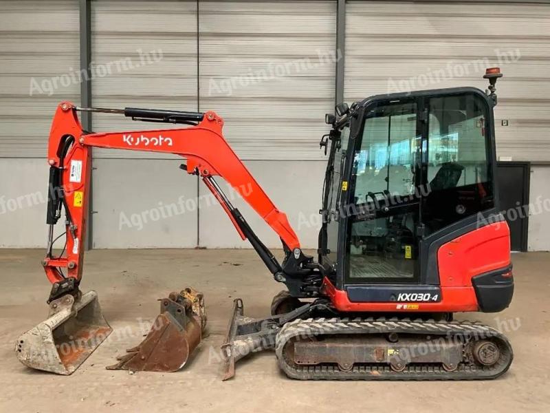 Kubota KX 030-4 / 2021 / 2 470 üzemóra / Lízing 20%-tól