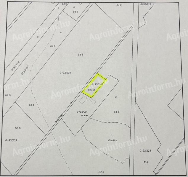 Eladó külterületi szőlő Kiskunmajsán, 981 m²