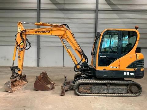Hyundai Robex 55-9 A / 2018 / 3 289 üzemóra / Lízing 20%-tól Hyundai Robex 55-9 A / 2018 / 3 289 üzemóra / Lízing 20%-tól