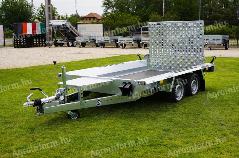 Új SEBAL - Bau 300 gépszállító utánfutó (2700kg) akciósan bruttó 1.990.000 Ft - kiszállítási lehetőséggel