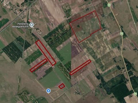 Kiskunhalason, a Füzesben 26 ha szántó Kiskunhalason, a Füzesben 26 ha szántó
