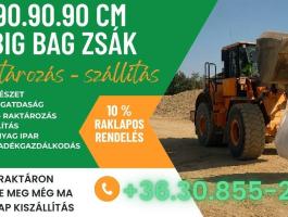 Big Bag zsák 90×90×90 cm – új, azonnal raktárról