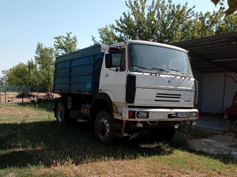 Skoda Liaz 151.261 terepes,  összkerékhajtású,  gabonás billencs teherautó