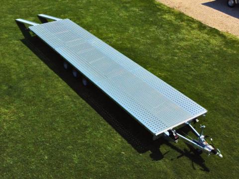 Készletről elérhető - Új SEBAL - GT 850 alu platós autószállító utánfutó (3500kg) akciósan bruttó 3.390.000 Ft