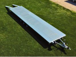 Készletről elérhető - Új SEBAL - GT 850 alu platós autószállító utánfutó (3500kg) akciósan bruttó 3.390.000 Ft