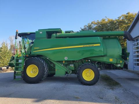 John Deere T660i kombájn ProDrive 30km/h váltós