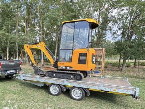 2019 JCB 16C1 gumitalpas forgókotró, 1100 üzemóra 2019 JCB 16C1 gumitalpas forgókotró, 1100 üzemóra