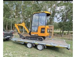 2019 JCB 16C1 gumitalpas forgókotró, 1100 üzemóra