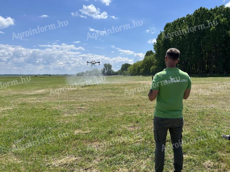 Drónos permetezés nagy területekre – 100 ha felett