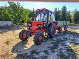 Eladó MTZ 82 -es traktor Friss vizsgával kiváló állapotban Nagy fülkés