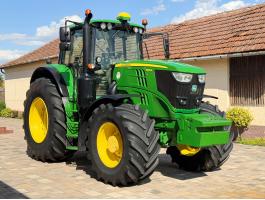 Újszerű John Deere 6195M traktor RTK automata kormányzás