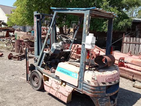 Komatsu FG 15L 1,5 tonnás gázos targonca bontott alkatrészek
