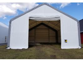 Ház típusú ipari sátor – 111 m² | 9,15 × 12,2 × 6,1 m