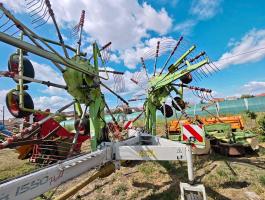 CLAAS LINER 1550 PROFIL,  KÉTROTOROS RENDKÉPZŐ,  RENDSODRÓ