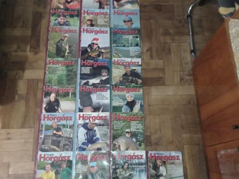 Magyar Horgász archív lapszámai Kiskunfélegyházán, 70+ db, 2004–2013