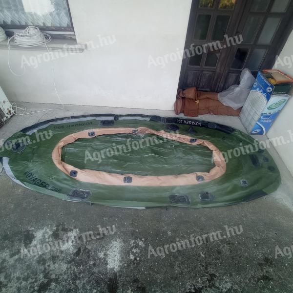 Felfújható, 3 személyes gumicsónak (Bestway Hydro Force Voyager 500) tartozékokkal eladó Kiskunfélegyházán