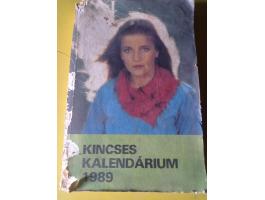 Kincses Kalendárium 1989-es kiadás viseltes állapotban