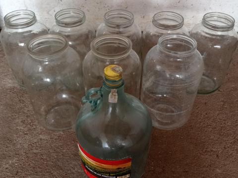 5 literes befőttesüvegek és retro üveg demizson borhoz, pálinkához Kiskunfélegyházán 5 literes befőttesüvegek és retro üveg demizson borhoz, pálinkához Kiskunfélegyházán