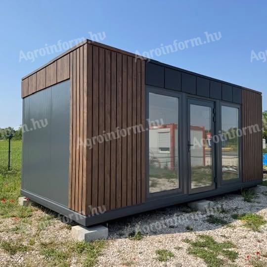 Eladó prémium 4 évszakos iroda konténer – 6 × 3 m