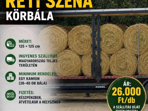 Réti széna bála