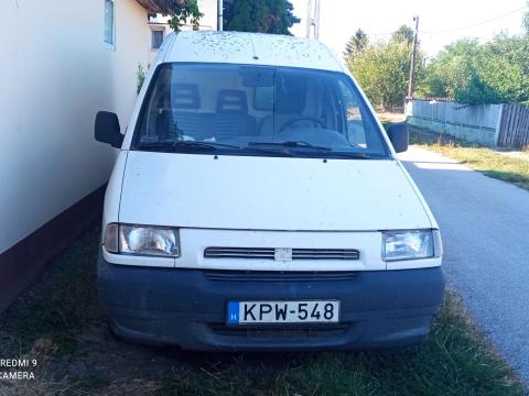 Kishaszongépjármű Fiat Scudo 1.9 turbo diesel Kishaszongépjármű Fiat Scudo 1.9 turbo diesel