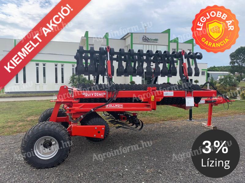 Quivogne Rollmot henger 8,3m Prizma (Güttler) gyűrűvel KÉSZLETEN! ÚJ, KEDVEZŐ ÁRON, GARANCIÁVAL!
