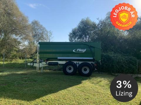 Fliegl TMK 160 FOX (16 t) Tandem teknős billentős pótkocsi ÚJ, KEDVEZŐ ÁRON, GARANCIÁVAL! Fliegl TMK 160 FOX (16 t) Tandem teknős billentős pótkocsi ÚJ, KEDVEZŐ ÁRON, GARANCIÁVAL!