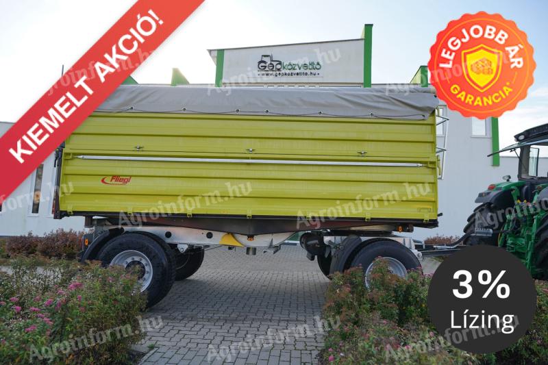 Kéttengelyes három oldalra billentő pótkocsi DK180-88 18t, KÉSZLETEN, KEDVEZŐ ÁRON! 