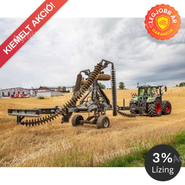 Fliegl KSE 680 láncos-tárcsás borona ÚJ, KEDVEZŐ ÁRON, GARANCIÁVAL!