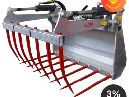 Fliegl Trágya-és silófógó villa (11 fogas) ÚJ, KEDVEZŐ ÁRON, GARANCIÁVAL!