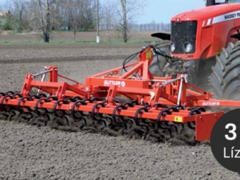 GÜTTLER front magágykészítő  Avant 460-56 U+ZV &#8211; 4,54 m, rugós kapa előtéttel, KÉSZLETEN, KEDVEZŐ ÁRON! 