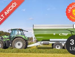 Tandem teknős billentős pótkocsi  Fliegl TMK 190 FOX (19 t), KÉSZLETEN, KEDVEZŐ ÁRON! 
