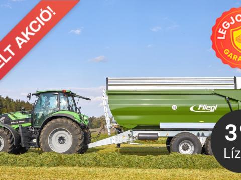 Tandem teknős billentős pótkocsi  Fliegl TMK 190 FOX (19 t), KÉSZLETEN, KEDVEZŐ ÁRON!  Tandem teknős billentős pótkocsi  Fliegl TMK 190 FOX (19 t), KÉSZLETEN, KEDVEZŐ ÁRON!