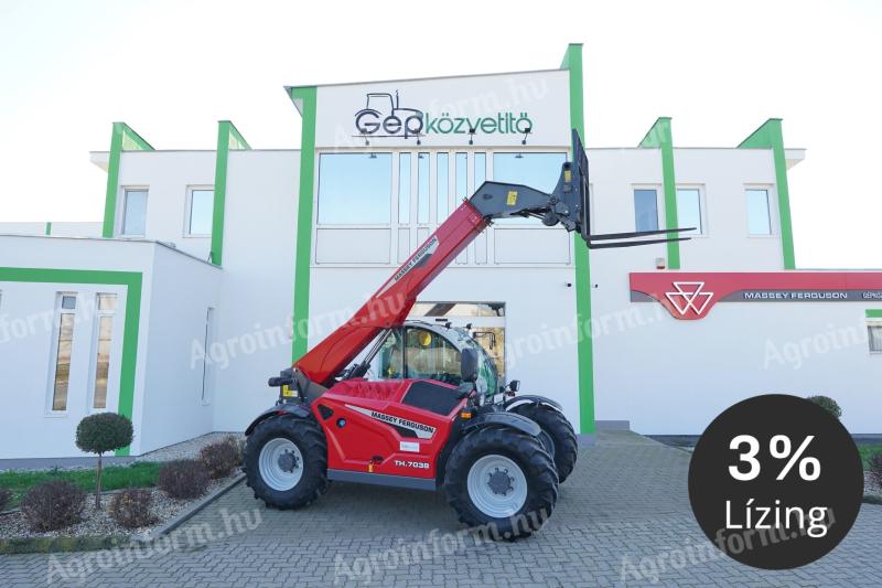 MASSEY FERGUSON  TH 7038  teleszkópos rakodó, KÉSZLETEN, KEDVEZŐ ÁRON! 