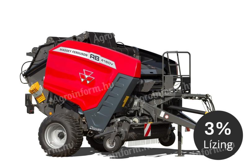 MASSEY FERGUSON RB 4160  Változókamrás körbálázó, KÉSZLETEN, KEDVEZŐ ÁRON! 