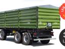 Háromtengelyes három oldalra billentő pótkocsi Fliegl DDK 240 (24 t) 7200 mm, KÉSZLETEN, KEDVEZŐ ÁRON! 