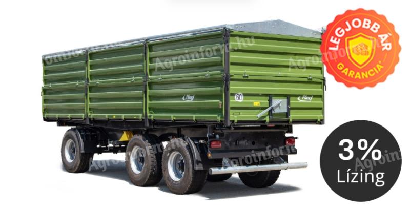 Háromtengelyes három oldalra billentő pótkocsi Fliegl DDK 240 (24 t) 7200 mm, KÉSZLETEN, KEDVEZŐ ÁRON! 