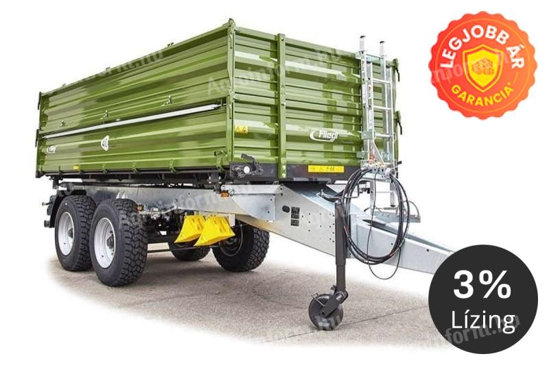 TDK 160 FOX Tandem három oldalra billentő pótkocsi, KÉSZLETEN, KEDVEZŐ ÁRON! 