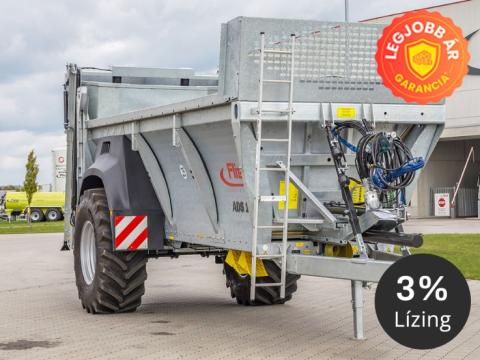 Fliegl ADS 120  Letoló trágyaszóró  egytengelyes: kb. 14 m³, KÉSZLETEN, KEDVEZŐ ÁRON! 