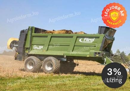 FLIEGL KDS 255  muckcontrol láncos trágyaszóró, Tandem,  kb. 22 m3, KÉSZLETEN, KEDVEZŐ ÁRON! 