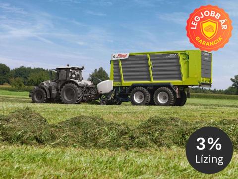 Fliegl Cargos 8500  rendfelszedő pótkocsi, KÉSZLETEN, KEDVEZŐ ÁRON! 