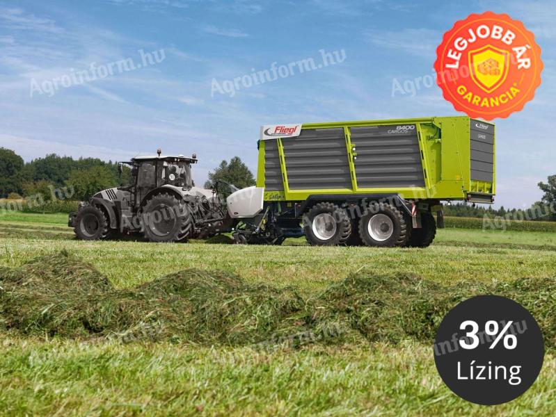 Fliegl Cargos 8500  rendfelszedő pótkocsi, KÉSZLETEN, KEDVEZŐ ÁRON! 