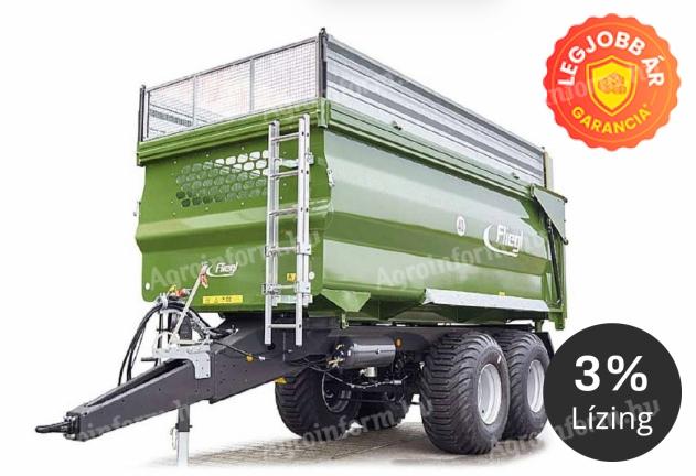 Fliegl TMK 160 FOX Tandem teknős billentős pótkocsi, KÉSZLETEN, KEDVEZŐ ÁRON! 