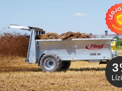 Fliegl ADS 60 letolókocsi, KÉSZLETEN, KEDVEZŐ ÁRON! 