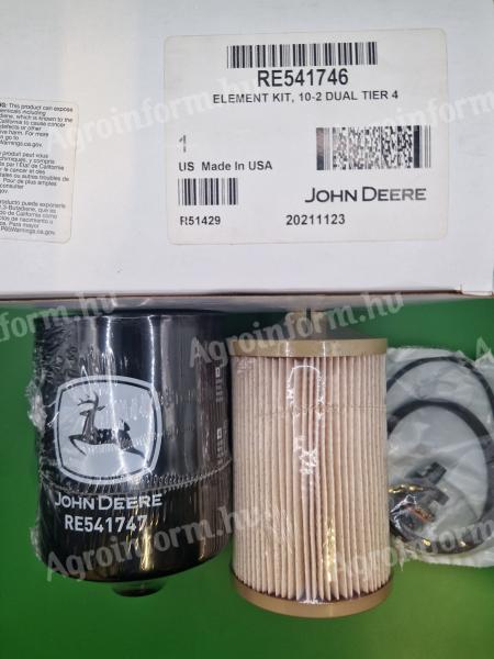 RE541746 – JOHN DEERE ÜZEMANYAGSZŰRŐ KÉSZLET OE., KÉSZLETEN, KEDVEZŐ ÁRON! 