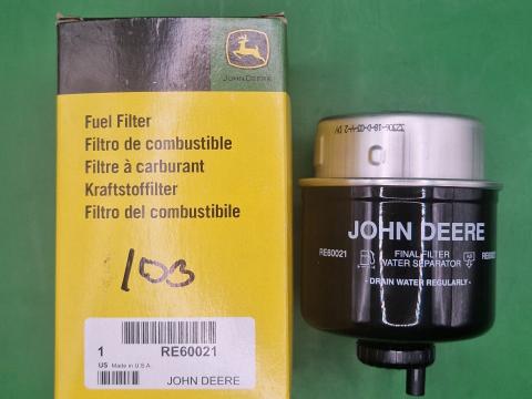 RE60021 – JOHN DEERE ÜZEMANYAGSZŰRŐ OE., KÉSZLETEN, KEDVEZŐ ÁRON! 