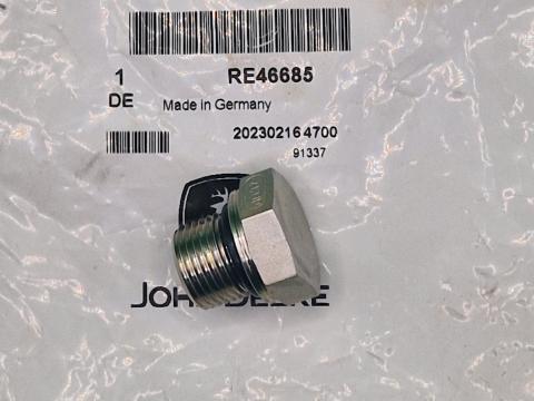 RE46685 – JOHN DEERE ZÁRÓCSAVAR OE., KÉSZLETEN, KEDVEZŐ ÁRON! 