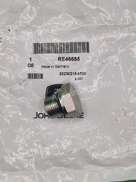 RE46685 – JOHN DEERE ZÁRÓCSAVAR OE., KÉSZLETEN, KEDVEZŐ ÁRON! 